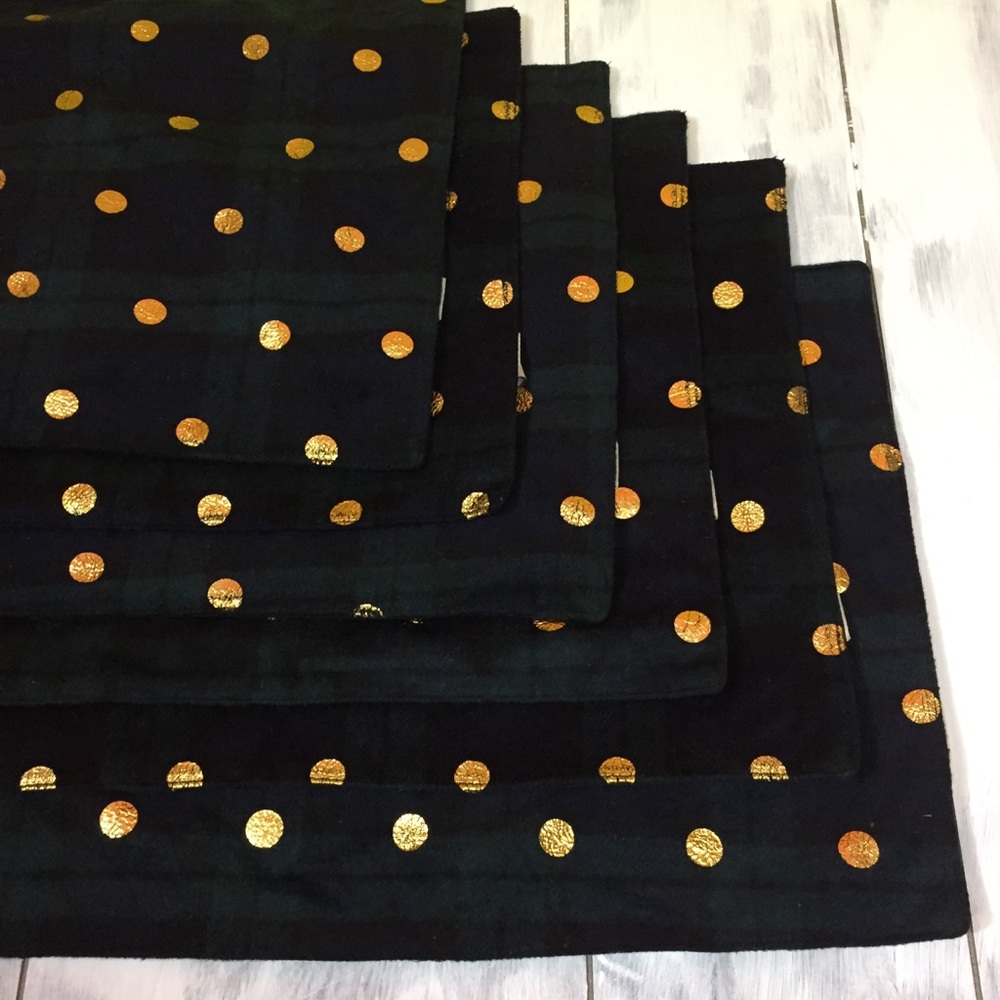 the prairie by rachel ashwell 6 pc plaid placemats